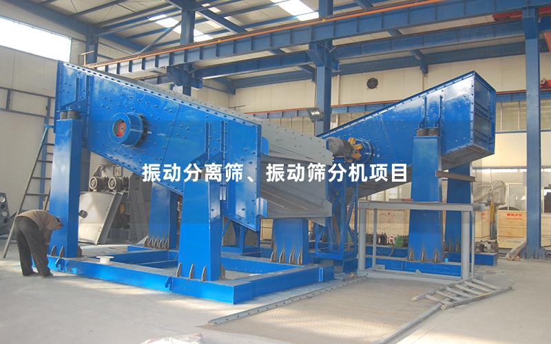 振动分离筛、振动筛分机项目