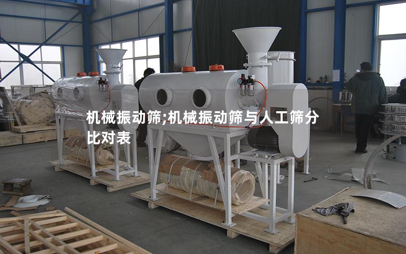 机械振动筛;机械振动筛与人工筛分比对表