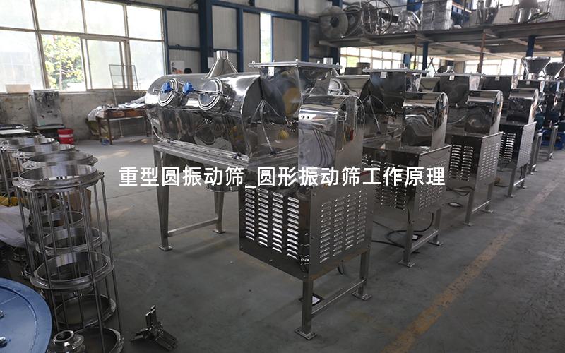 重型圆振动筛_圆形振动筛工作原理