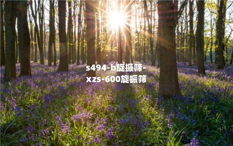 s494-b旋振筛-xzs-600旋振筛