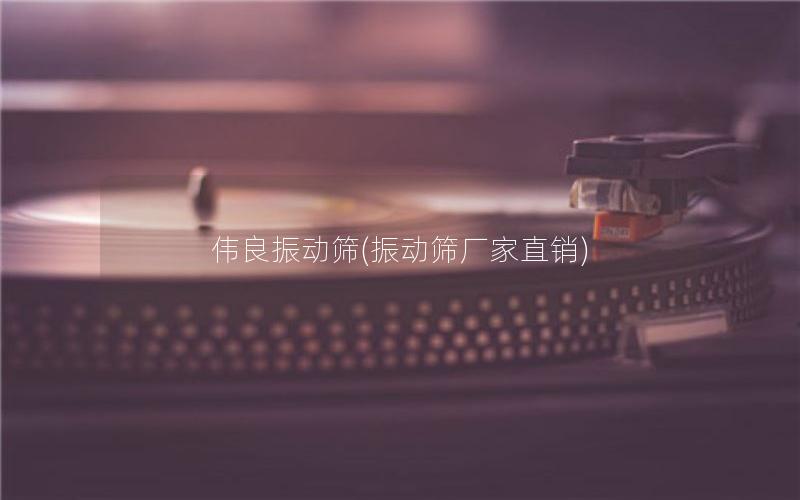 伟良振动筛(振动筛厂家*)