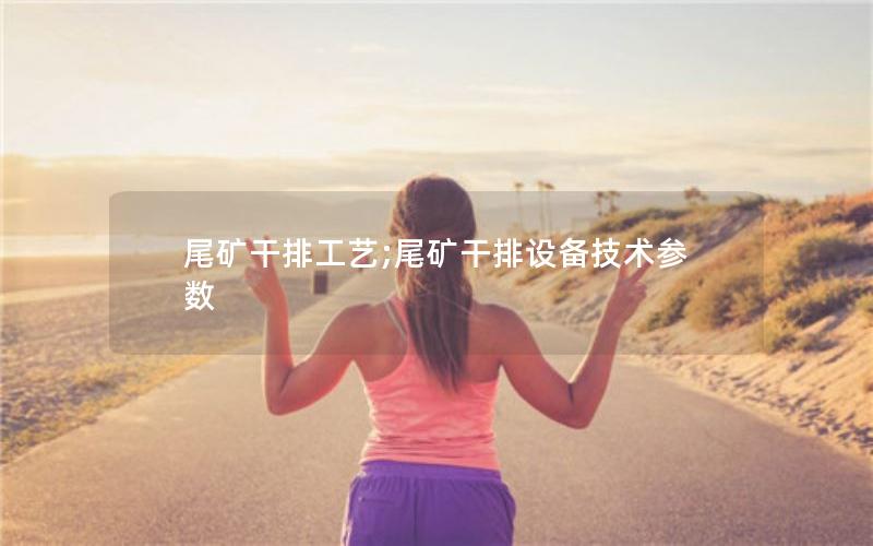 尾矿干排工艺;尾矿干排设备技术参数