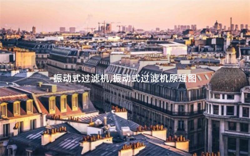 振动式过滤机,振动式过滤机原理图