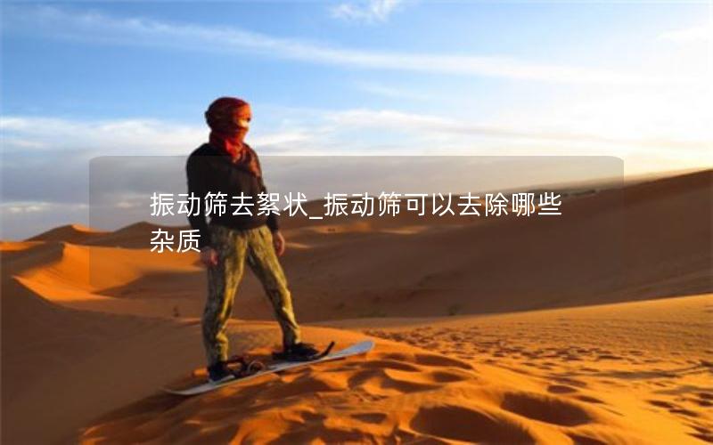 振动筛去絮状_振动筛可以去除哪些杂质 振动筛去絮状_振动筛可以去除哪些杂质