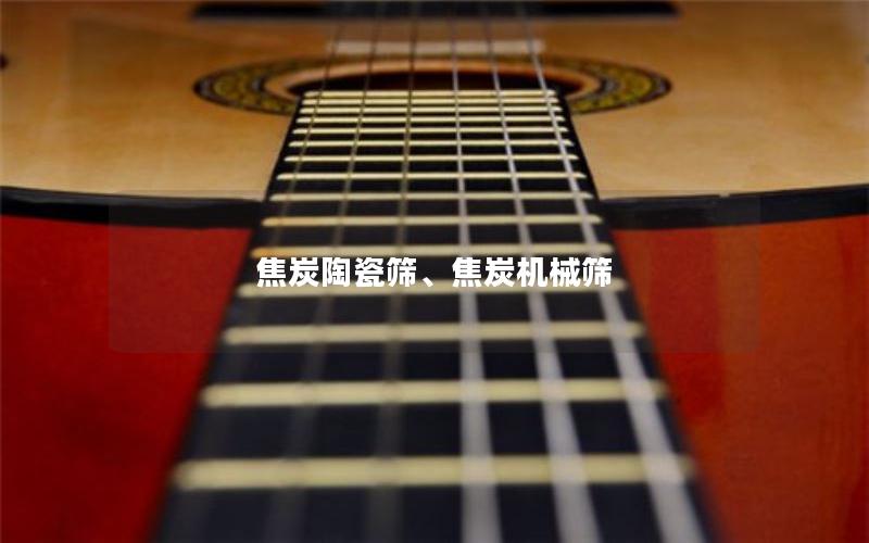 焦炭陶瓷筛、焦炭机械筛