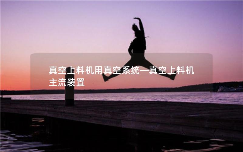 真空上料机用真空系统—真空上料机主流装置