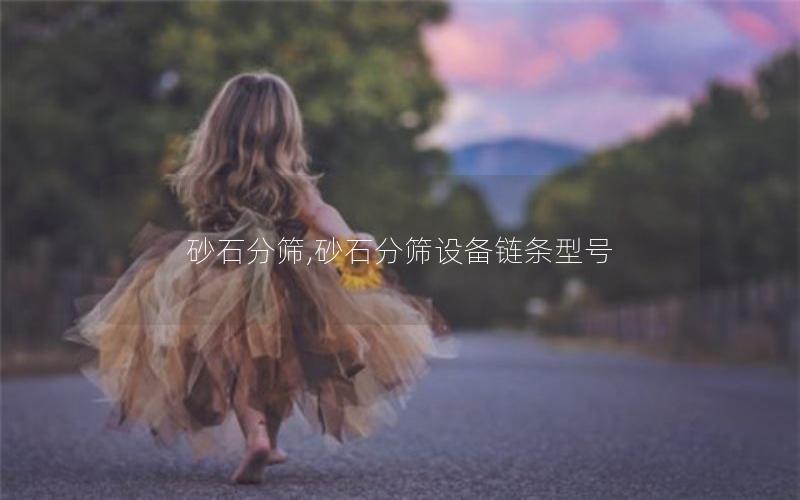 砂石分筛,砂石分筛设备链条型号