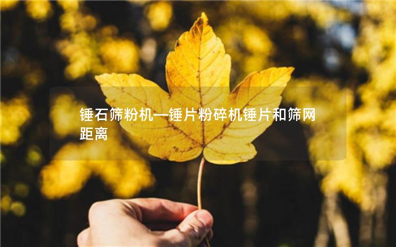 锤石筛粉机—锤片粉碎机锤片和筛网距离