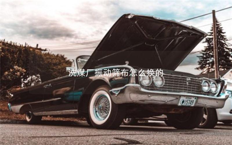 洗煤厂振动筛布怎么换的