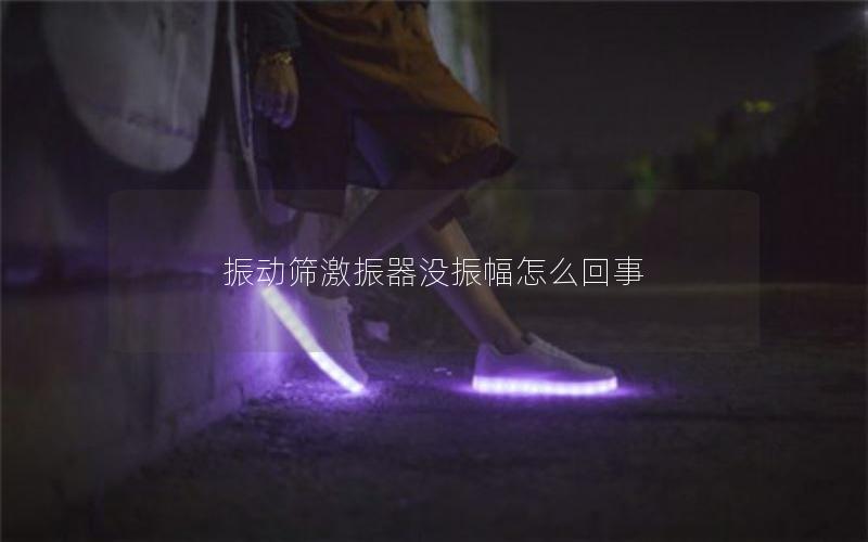 振动筛激振器没振幅怎么回事