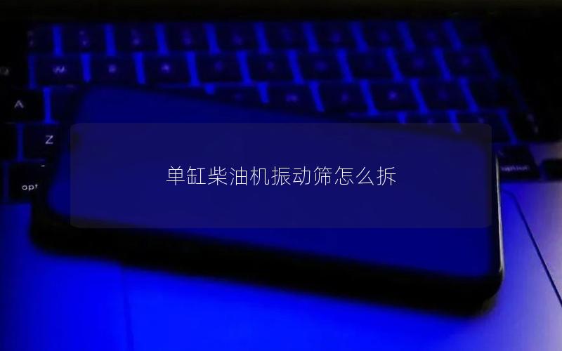 单缸柴油机振动筛怎么拆