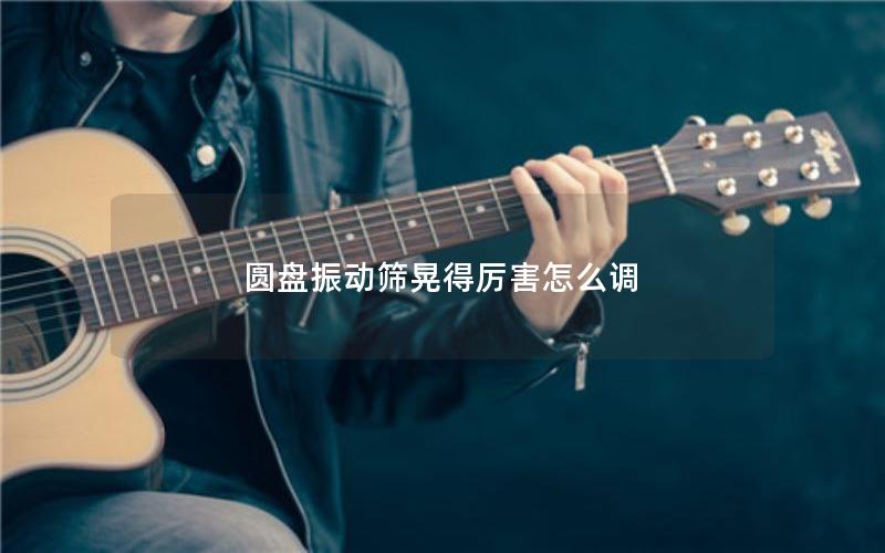 圆盘振动筛晃得厉害怎么调