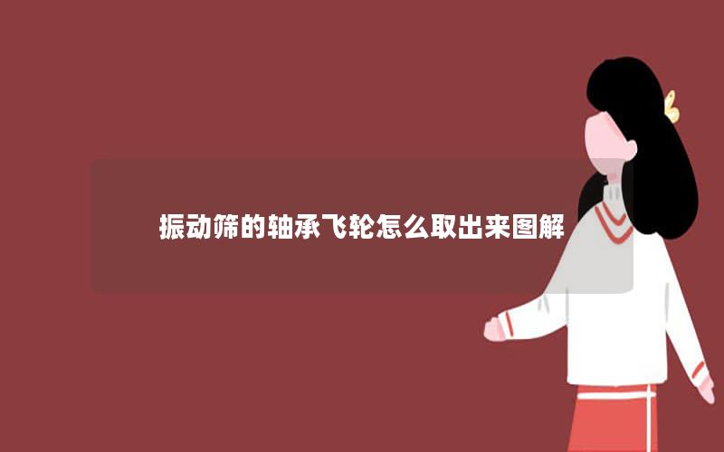 振动筛的轴承飞轮怎么取出来图解