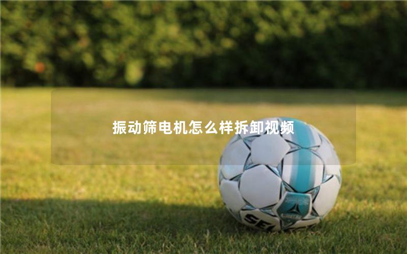 振动筛电机怎么样拆卸视频