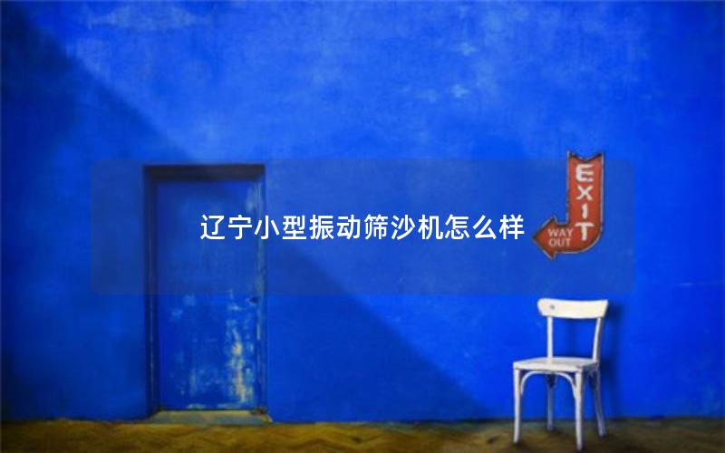 辽宁小型振动筛沙机怎么样