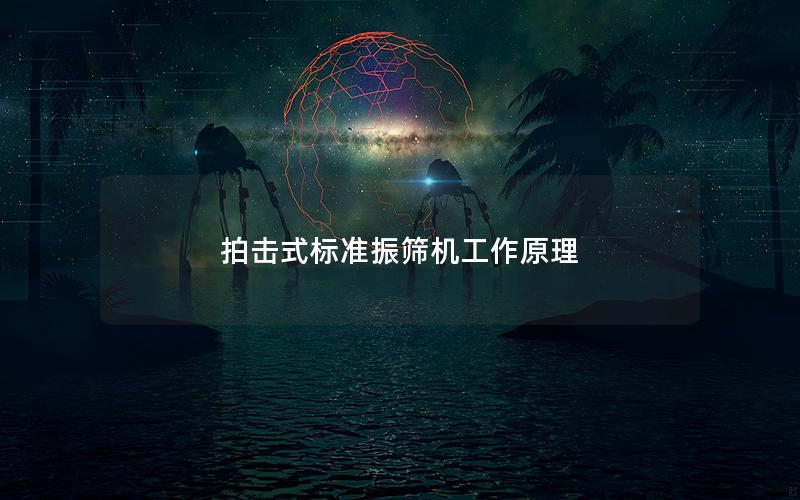 拍击式标准振筛机工作原理