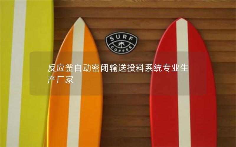 反应釜自动密闭输送投料系统专业生产厂家 反应釜自动密闭输送投料系统专业生产厂家