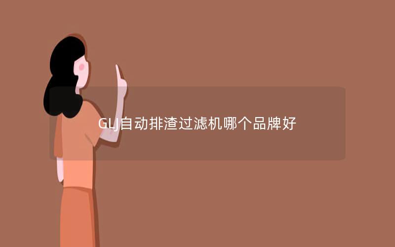 GLJ自动排渣过滤机哪个品牌好 GLJ自动排渣过滤机哪个品牌好