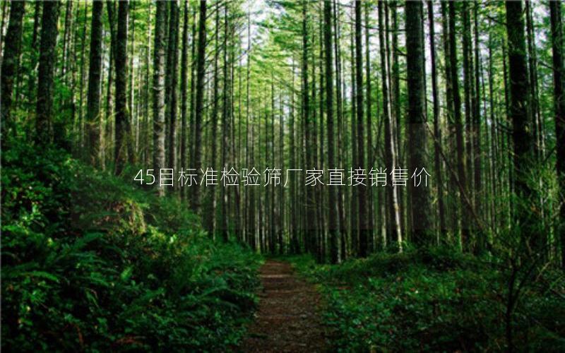 45目标准检验筛厂家直接销售价 45目标准检验筛厂家直接销售价