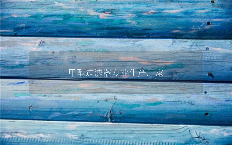 甲醇过滤器专业生产厂家