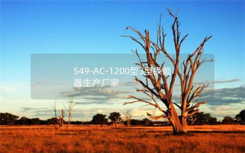 S49-AC-1200型3型换能器生产厂家 S49-AC-1200型3型换能器生产厂家