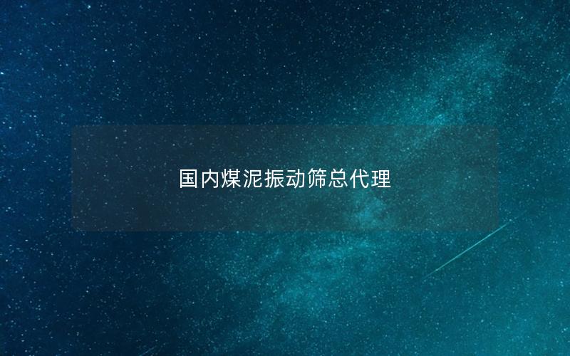 国内煤泥振动筛总代理 国内煤泥振动筛总代理
