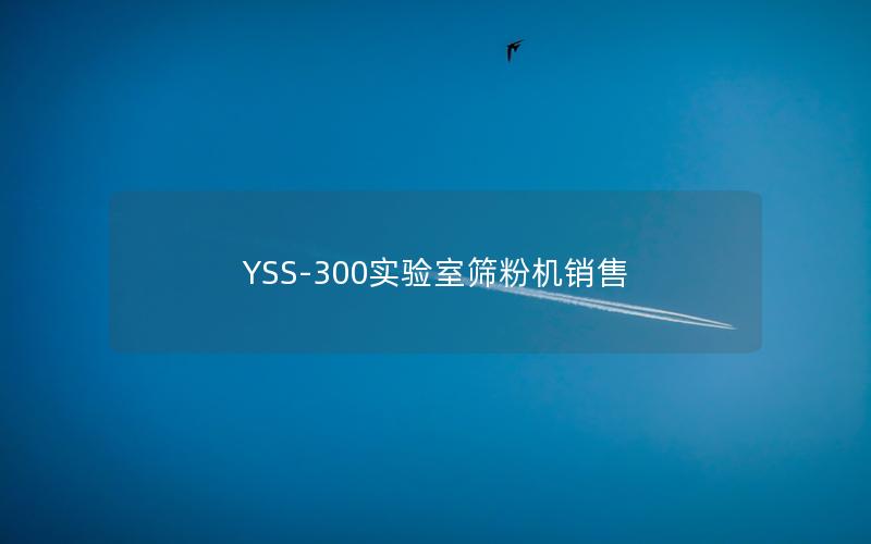 YSS-300实验室筛粉机销售 YSS-300实验室筛粉机销售