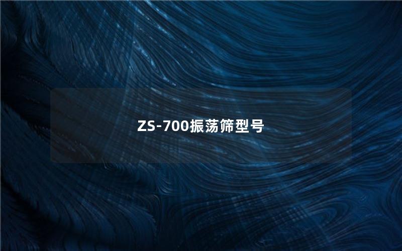 ZS-700振荡筛型号 ZS-700振荡筛型号
