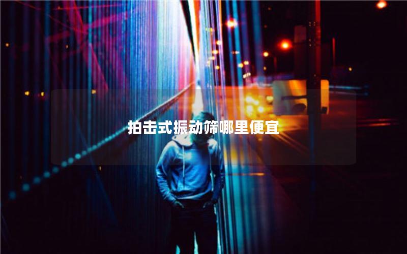 拍击式振动筛哪里便宜