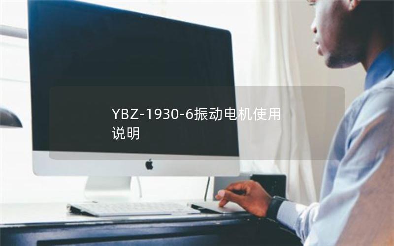YBZ-1930-6振动电机使用说明 YBZ-1930-6振动电机使用说明