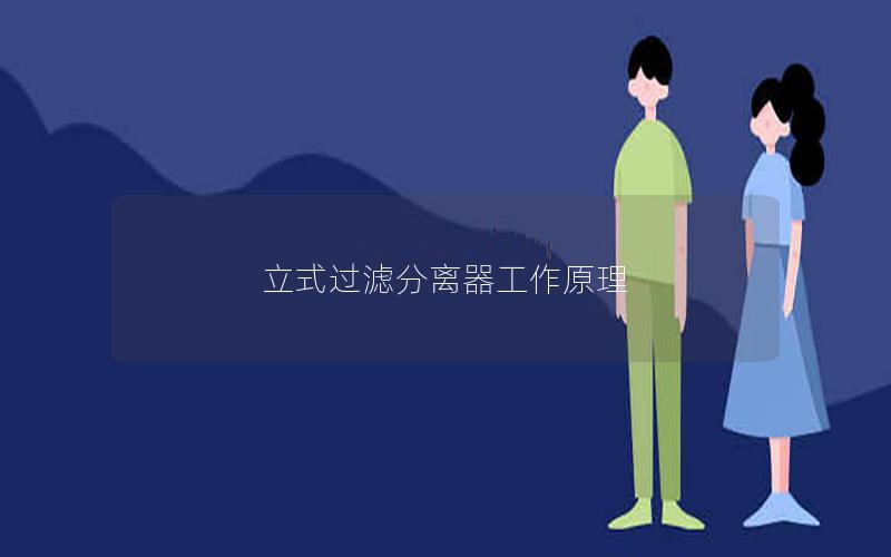 立式过滤分离器工作原理 立式过滤分离器工作原理