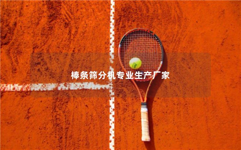 棒条筛分机专业生产厂家