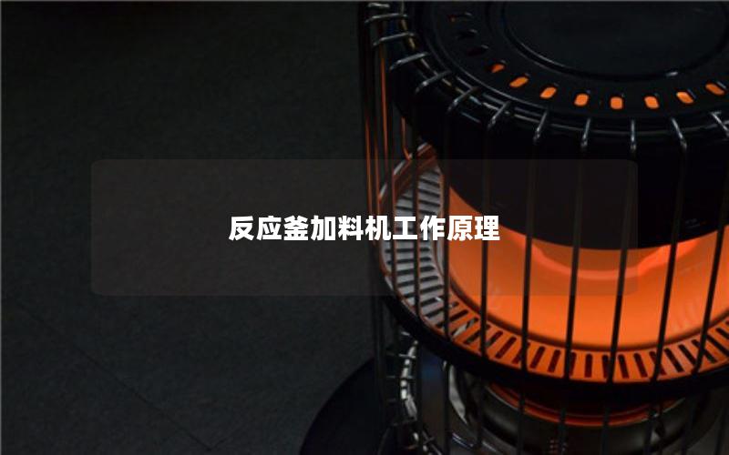 反应釜加料机工作原理 反应釜加料机工作原理