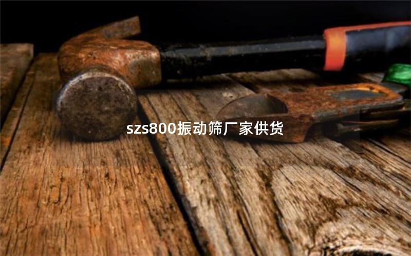 szs800振动筛厂家供货 szs800振动筛厂家供货