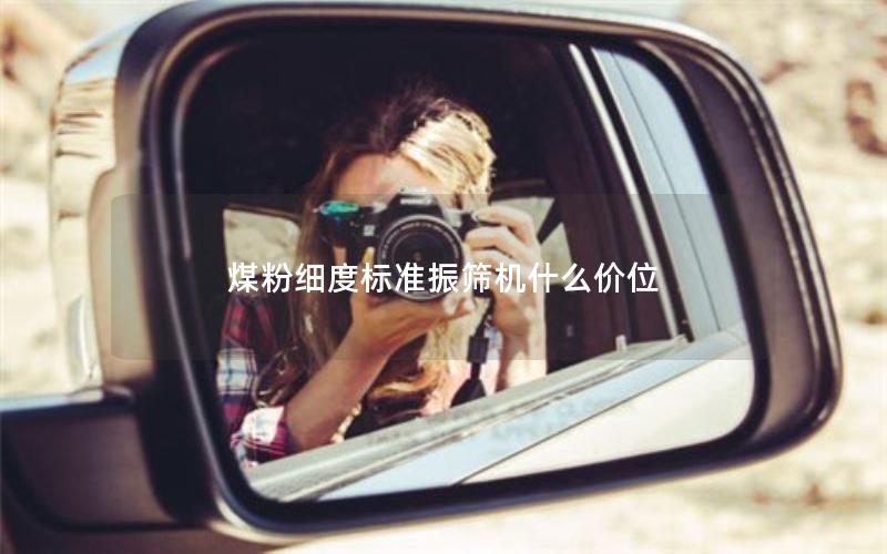 煤粉细度标准振筛机什么价位