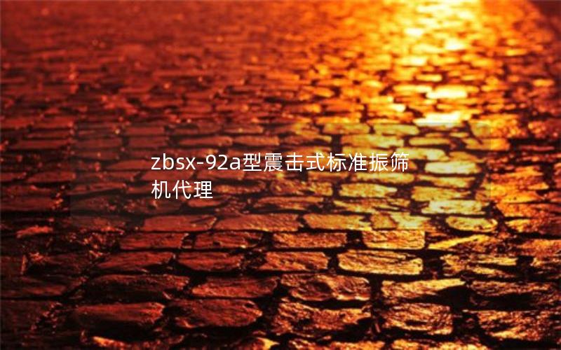 zbsx-92a型震击式标准振筛机代理 zbsx-92a型震击式标准振筛机代理