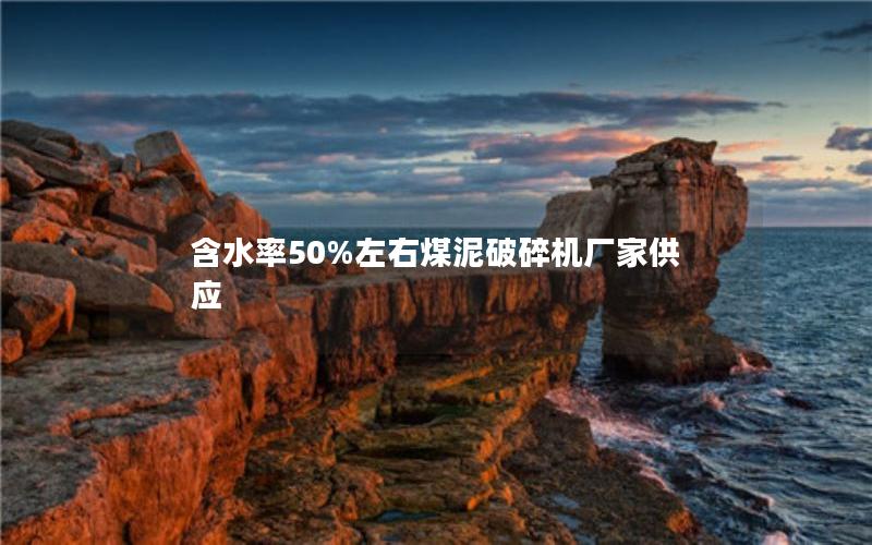 含水率50%左右煤泥破碎机厂家供应 含水率50%左右煤泥破碎机厂家供应