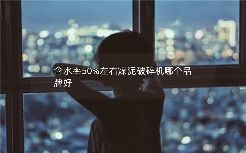 含水率50%左右煤泥破碎机哪个品牌好 含水率50%左右煤泥破碎机哪个品牌好