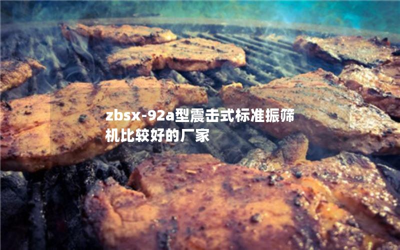 zbsx-92a型震击式标准振筛机比较好的厂家 zbsx-92a型震击式标准振筛机比较好的厂家