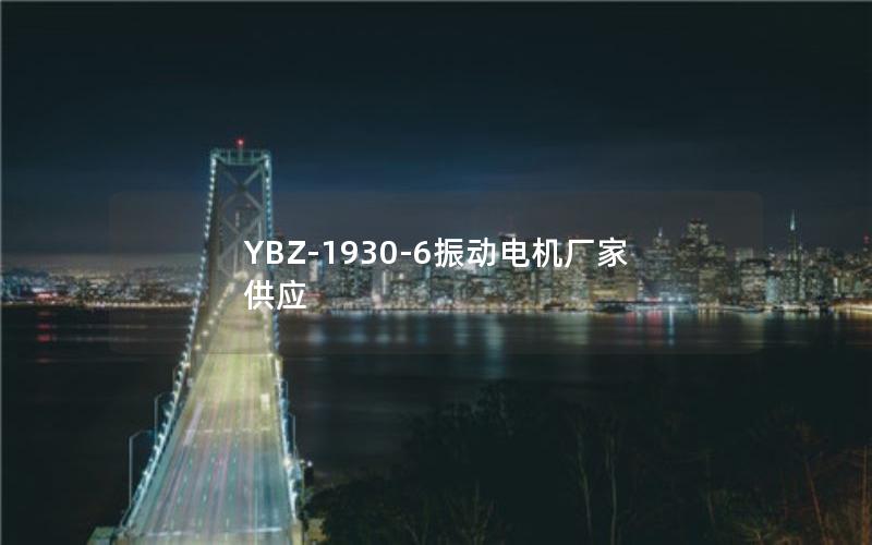 YBZ-1930-6振动电机厂家供应 YBZ-1930-6振动电机厂家供应