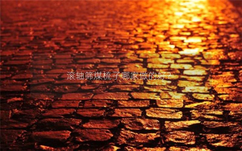 滚轴筛煤梳子哪家做的好？