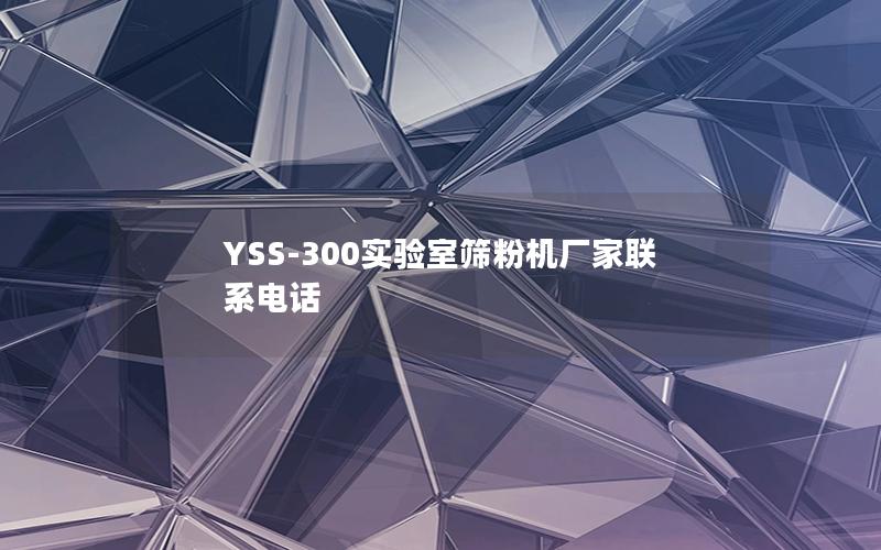 YSS-300实验室筛粉机厂家联系电话 YSS-300实验室筛粉机厂家联系电话