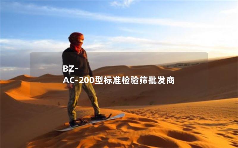 BZ-AC-200型标准检验筛批发商 BZ-AC-200型标准检验筛批发商