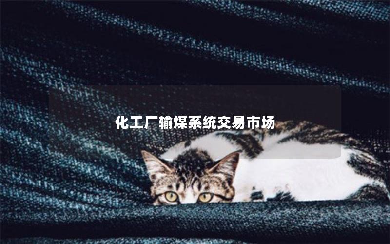 化工厂输煤系统交易市场 化工厂输煤系统交易市场