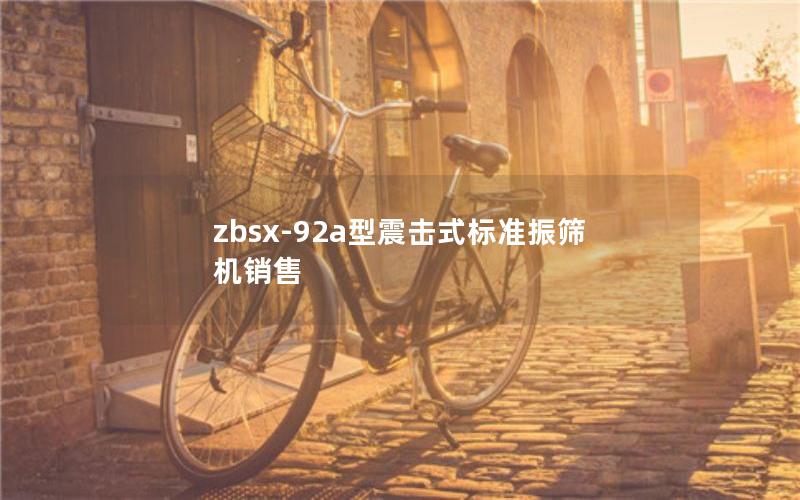 zbsx-92a型震击式标准振筛机销售 zbsx-92a型震击式标准振筛机销售