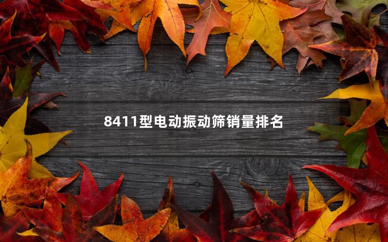 8411型电动振动筛销量排名 8411型电动振动筛销量排名