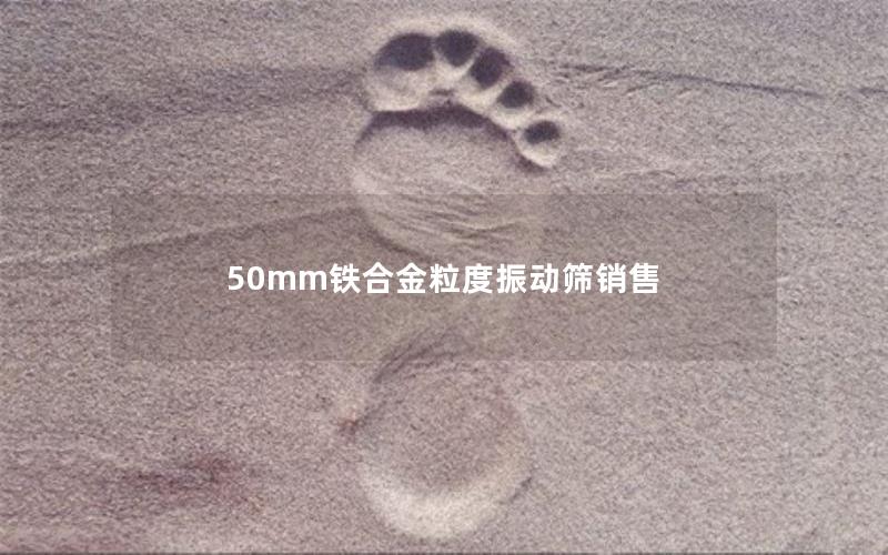 50mm铁合金粒度振动筛销售