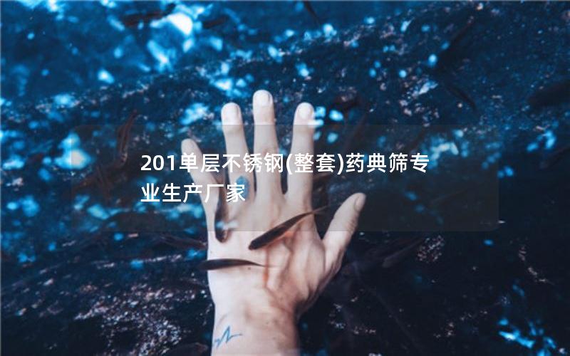 201单层不锈钢(整套)药典筛专业生产厂家