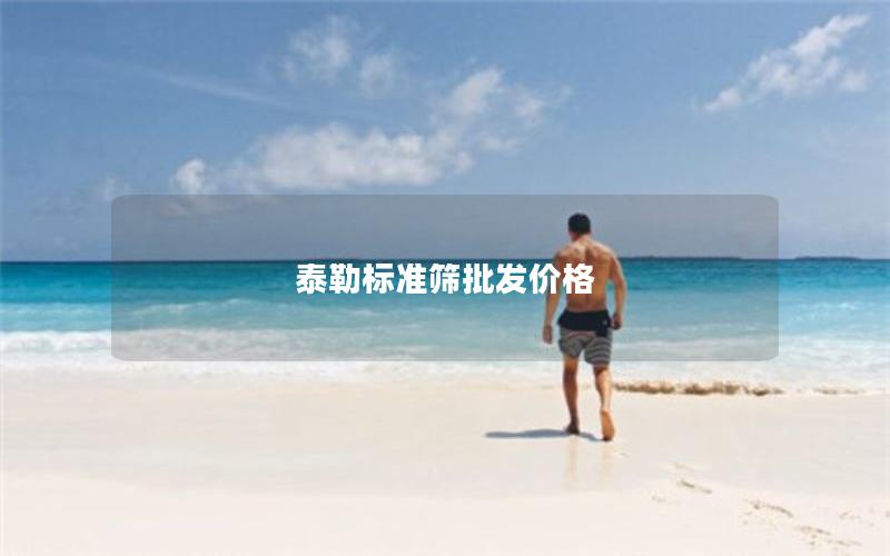 泰勒标准筛批发价格