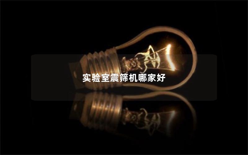 实验室震筛机哪家好